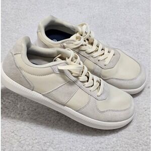 WHITIN Women Barefoot Sneakers Wide Toe Box Cream Beige Low Top Shoes V202 EU 41